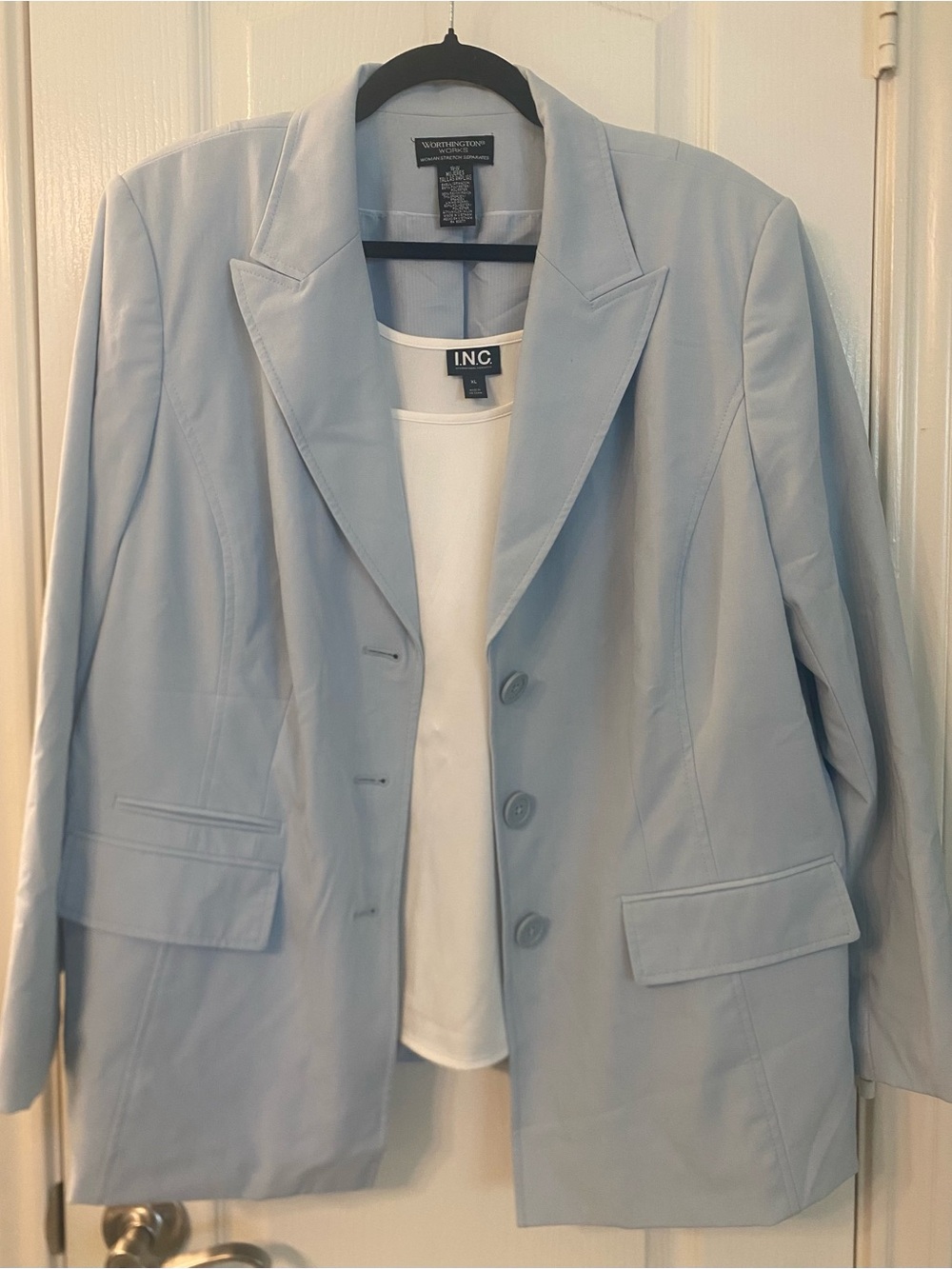 Women’s Worthington Light Blue Women's Single-Breasted Blazer